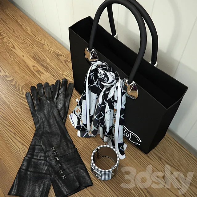 Chanel Bags and Accessories 3DModel