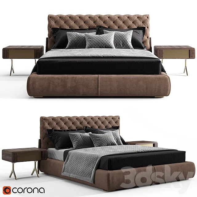 CHANEL BED 3D Model