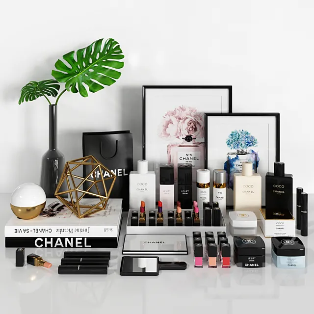 Chanel Decorative Set 3DModel