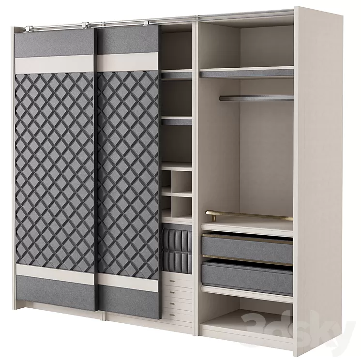 Chanel wardrobe 3D Model