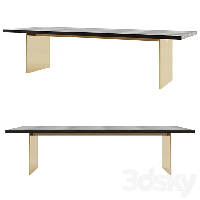 CHANNEL rectangular. table RH 3DModel