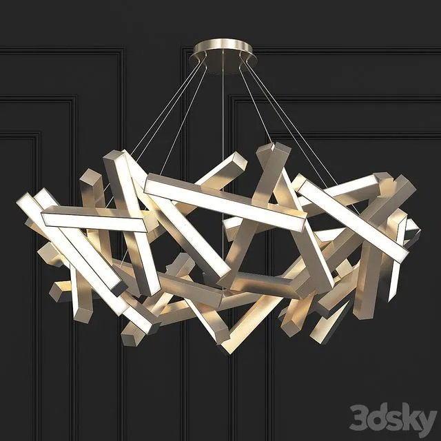Chaos Chandelier By Modern Forms 3D Model