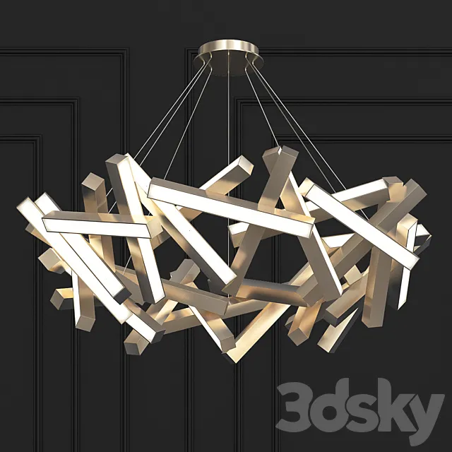Chaos Chandelier  By Modern Forms 3D Model