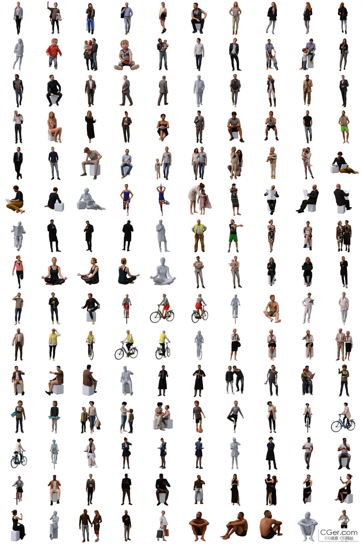 Chaos Cosmos - 612 Character 3D Model Bundle