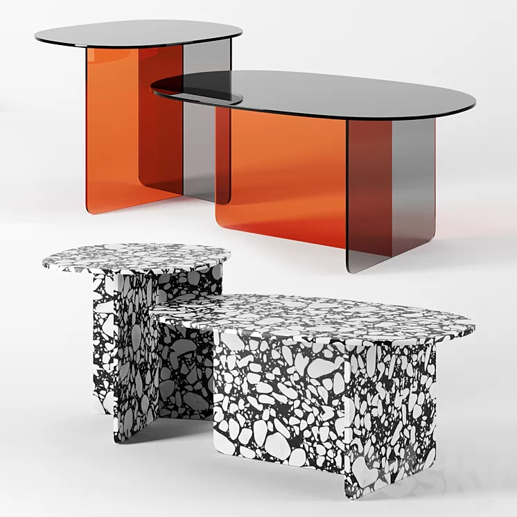 CHAP tables by Miniforms 3D Model