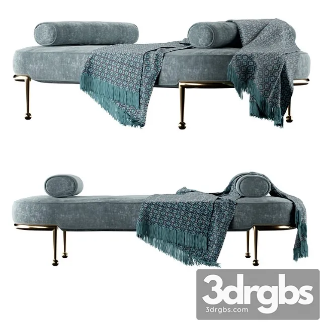 Charade capsule daybed by jonathan adler 2 3D Model Free