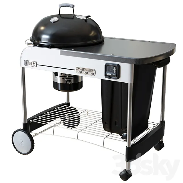 Charcoal Grill Deluxe GBS 3DModel