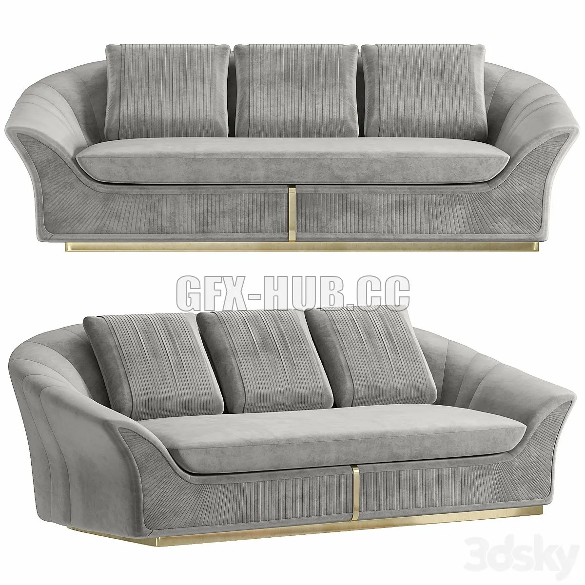 CHARISMA SOFA by Giorgiocollection 3D Model