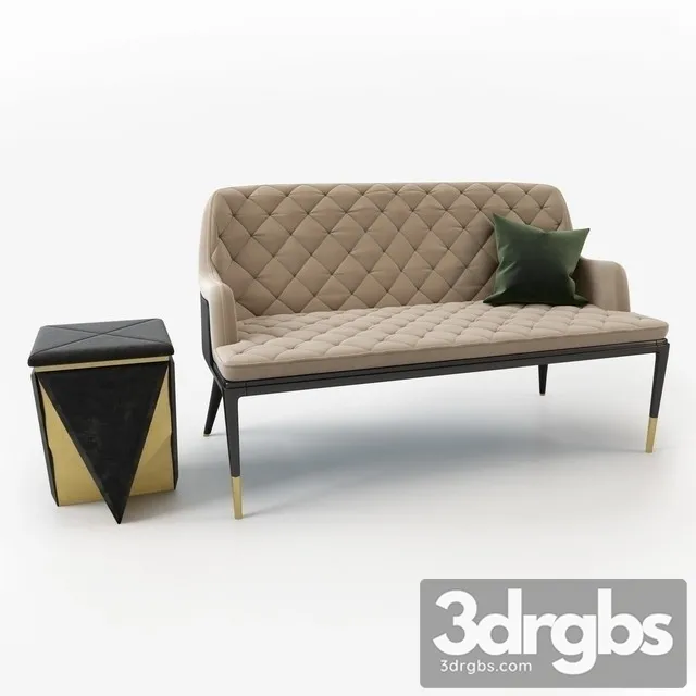 Charla Sofa 3D Model Free