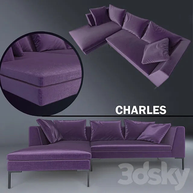 Charles Sofa 3DModel