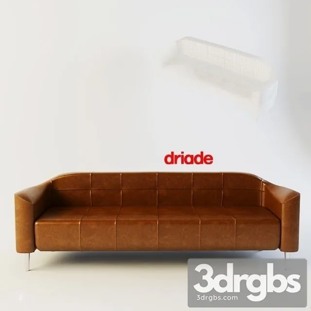 Charlie Sofa 01 3D Model Download