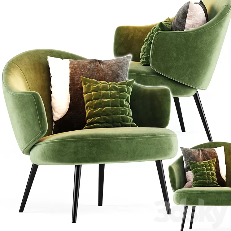Charlotte Armchair 3D Model