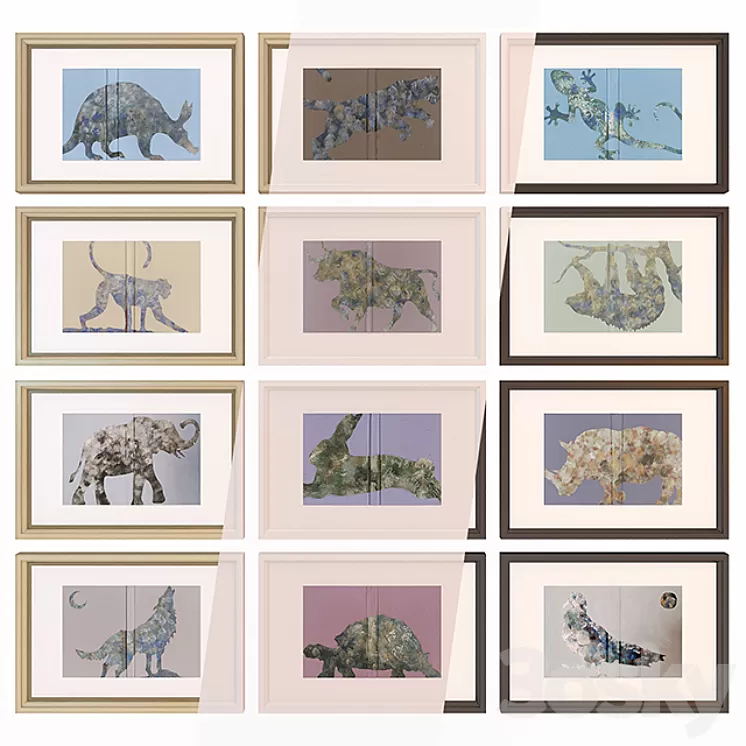 Charlotte Morgan Wildlife Book Covers 3D Model