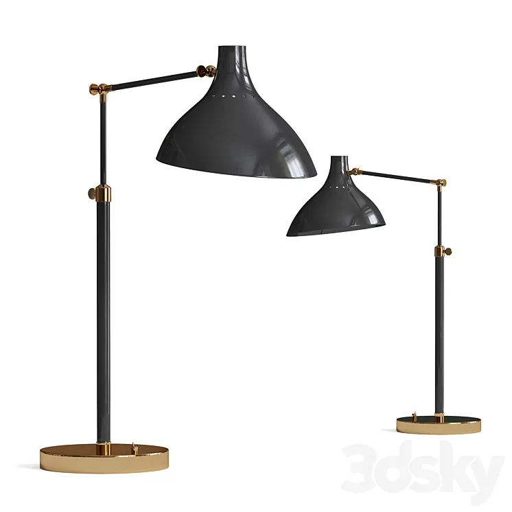 Charlton Table Lamp 3D Model