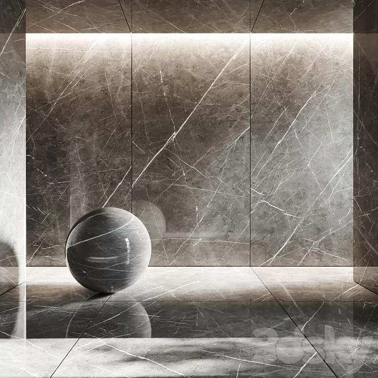 Charming Amber Porcelain Tiles 3D Model Free