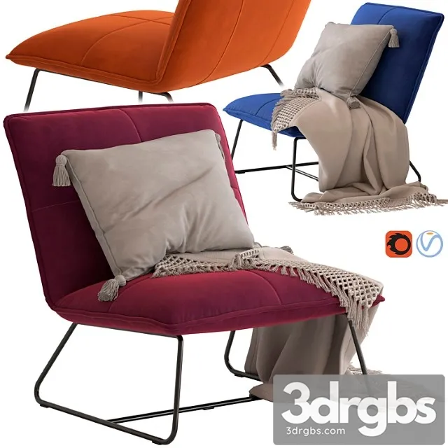 Chartwell Home Freyr Armchair 3D Model Free