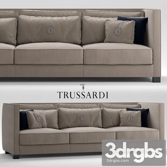 Chasa Trussardi Sofa Galeria Sofa 3D Model Free