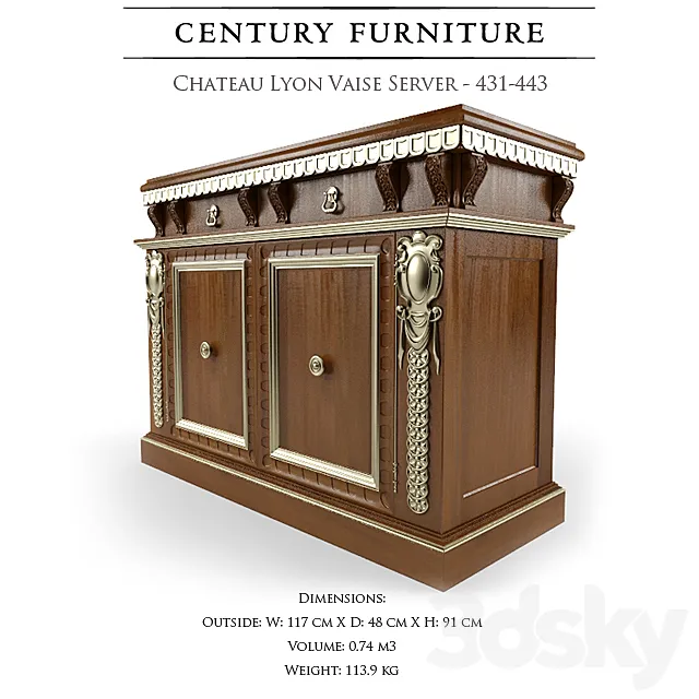 Chateau Lyon Vaise Server – 431-443 3D Model