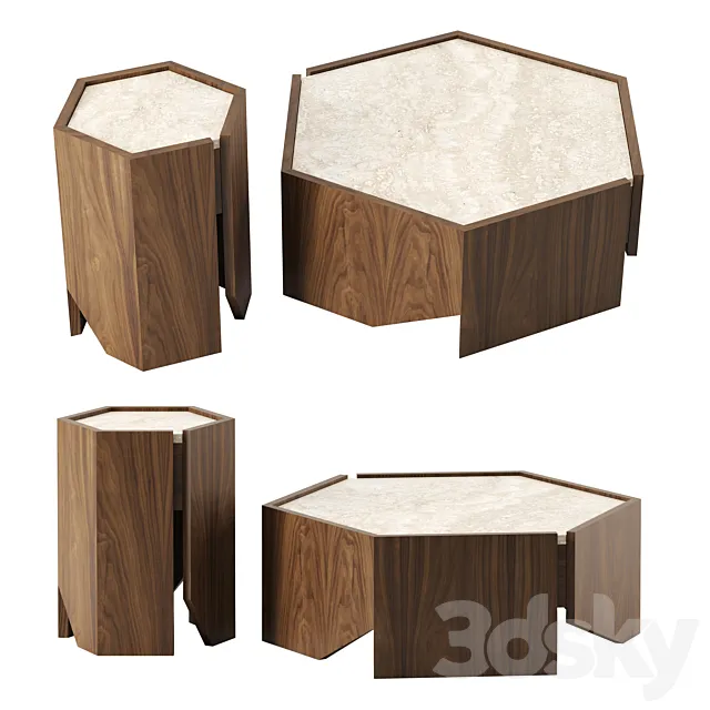 CHATEAU TABLES by Atelier de Troupe Free Download