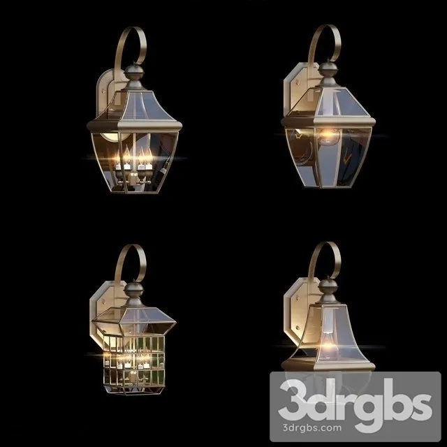 Chatel Wall Light Set 3D Model Download