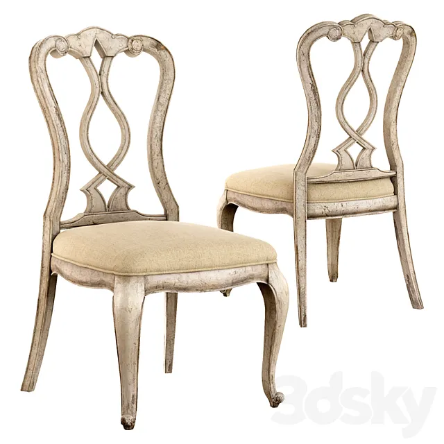 Chatelet Splatback Side Chair 3DModel
