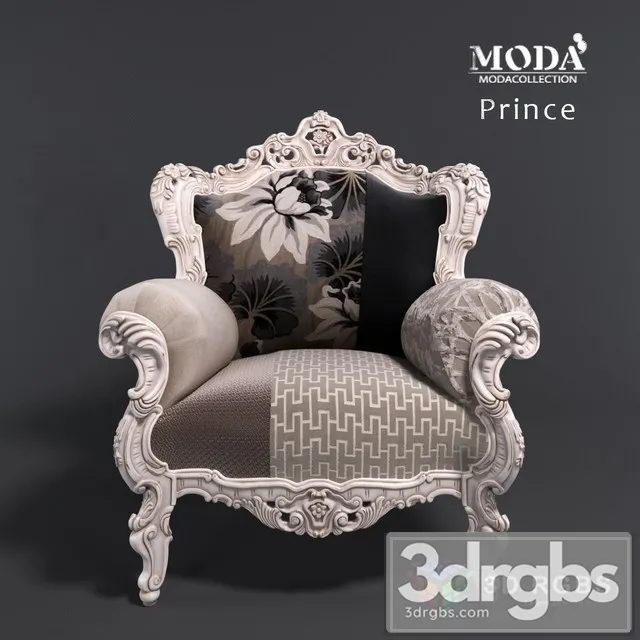 Chear Prince Armchair 3D Model Free