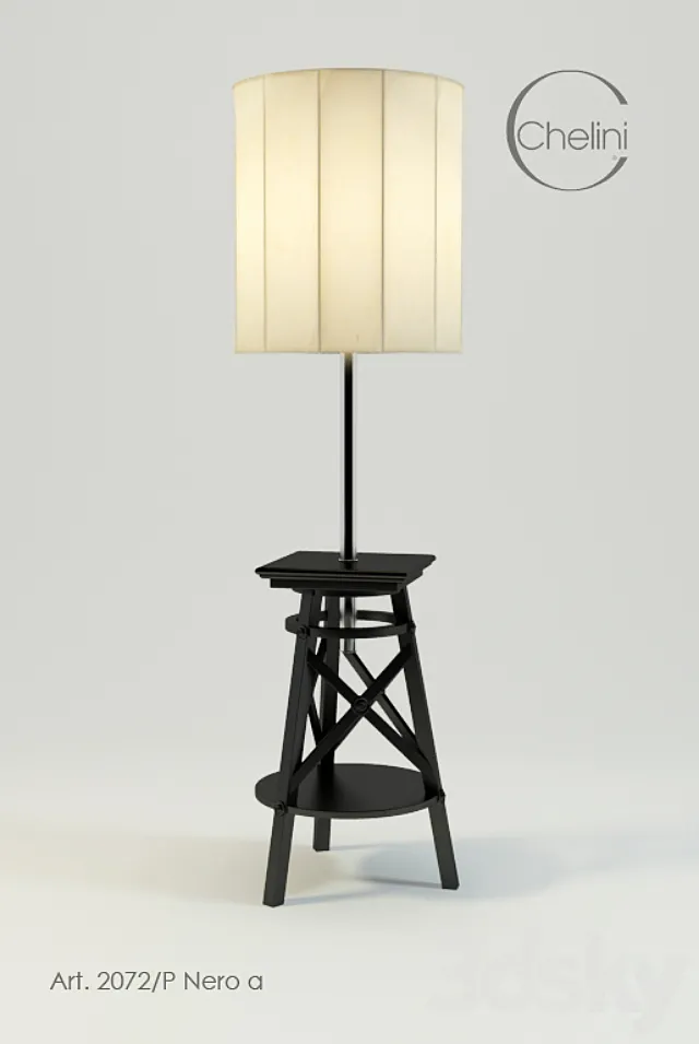 Chelini Art. 2072_P Nero (a) 3DModel