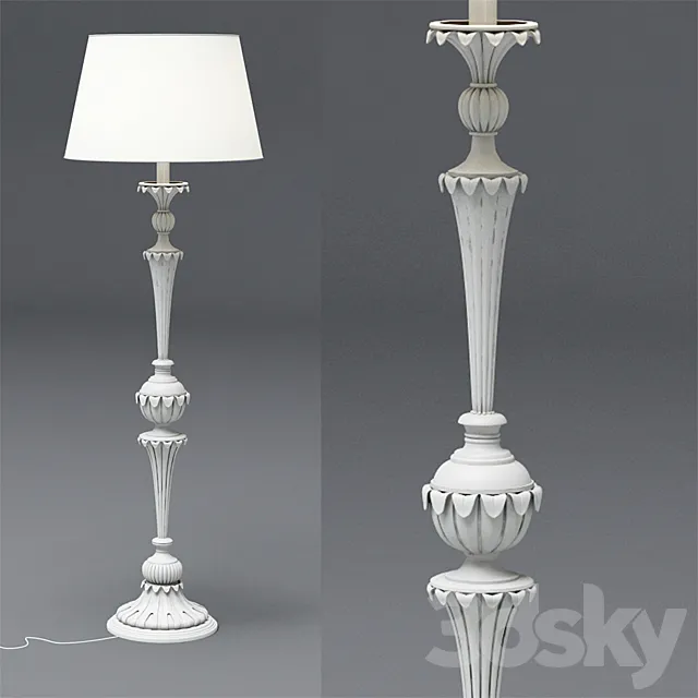 Chelini floor lamp 3D Model