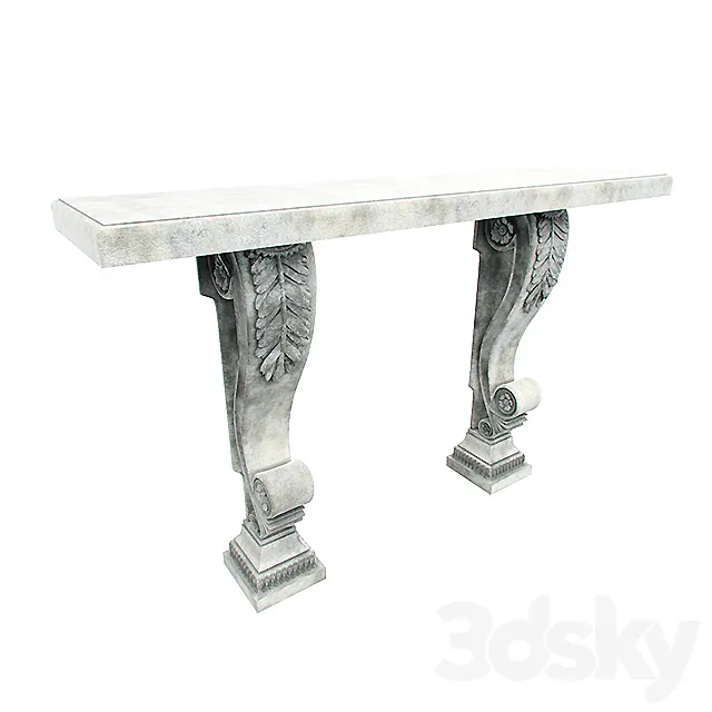 Chelini Grigo antico Console 3DModel