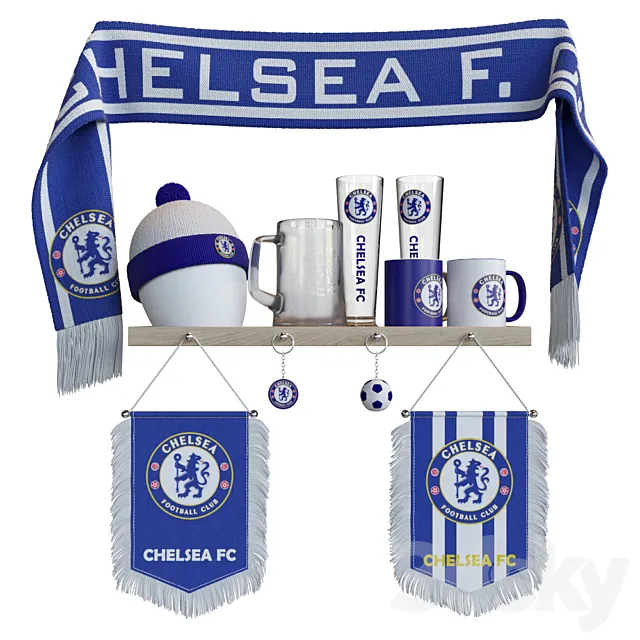 Chelsea Football Club Attributes 3DModel