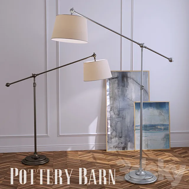 CHELSEA SECTIONAL FLOOR LAMP 3DModel