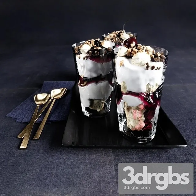 Cherry Mess 3D Model Free