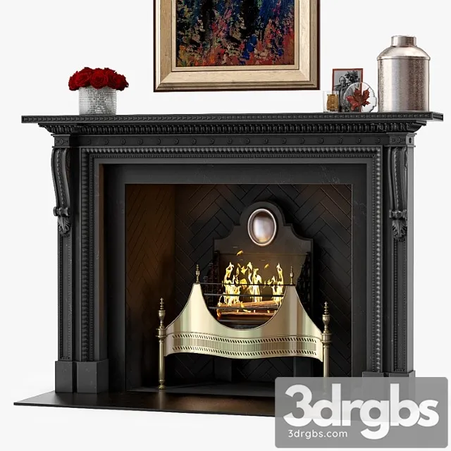 Chesneys the locke fireplace 3D Model Free