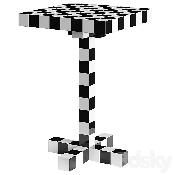 Chess Table by Moooi 3D Model Free