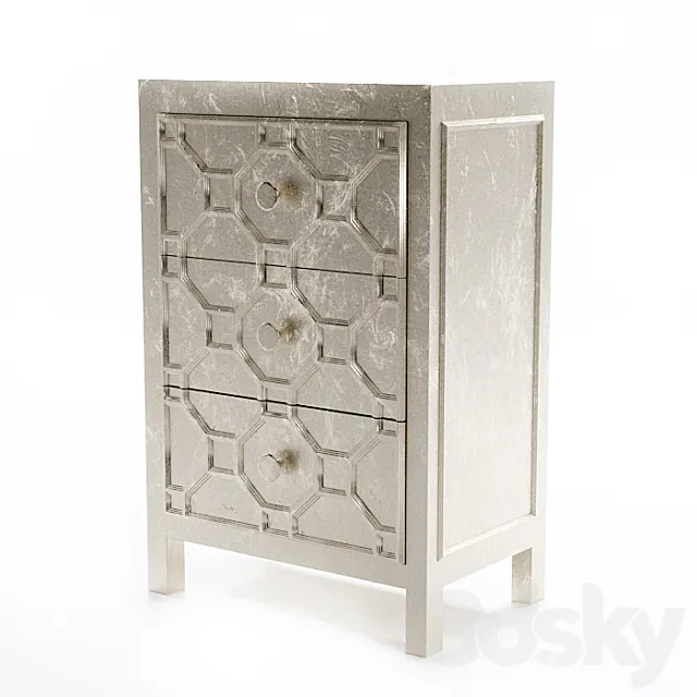 Chest 108cm Alhambra 60cm x 3DModel