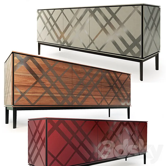 Chest _ sideboard Tartan. Tonin Casa 3DModel