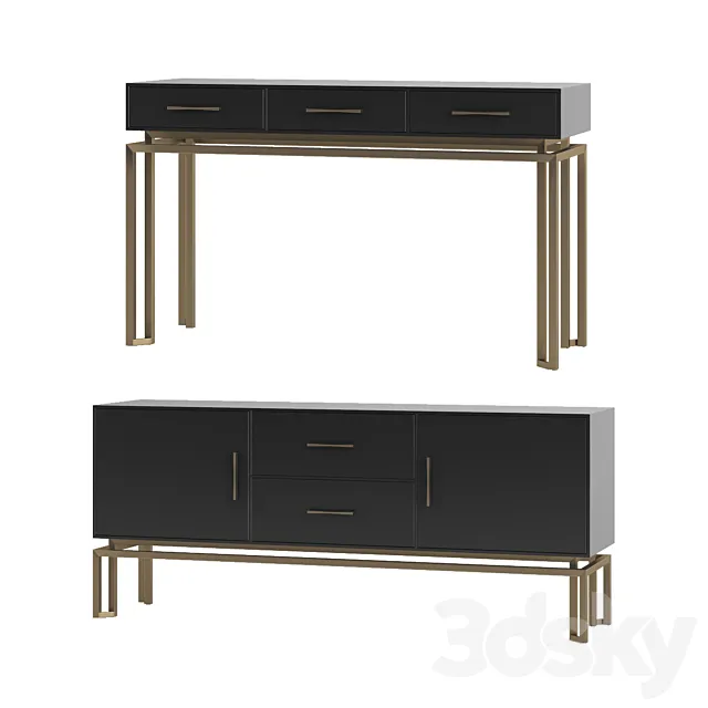 Chest and console Oro Tosconova 3DModel