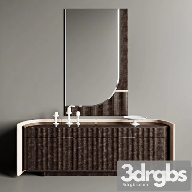 Chest and mirror turri eclipse 2 3D Model Free