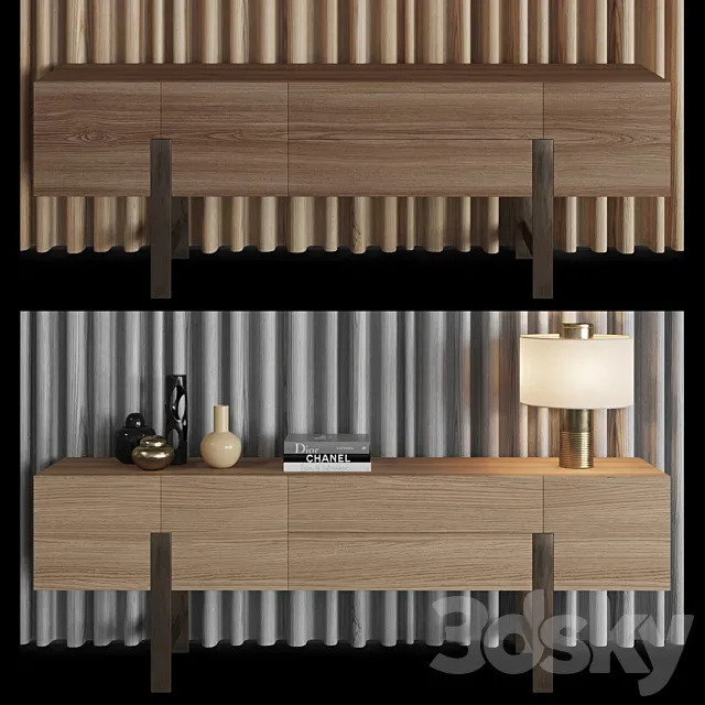 Chest and panel Emmemobili Gala and Rideau Boiserie Free Download