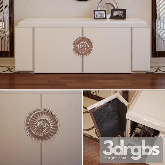 Chest Art Edge 3D Model Free