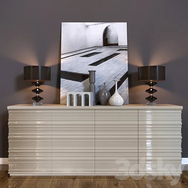 Chest Capore Arredamenti 3D Model