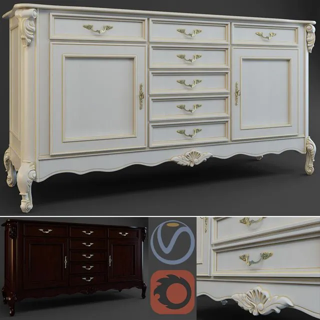 Chest CAVIO Benedetta 3D Model