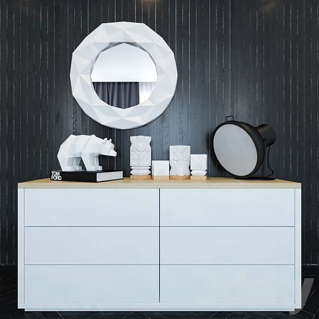 Chest decoration Maisons du Monde 3DModel