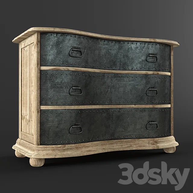 Chest Dialma Brown DB003584 3D Model