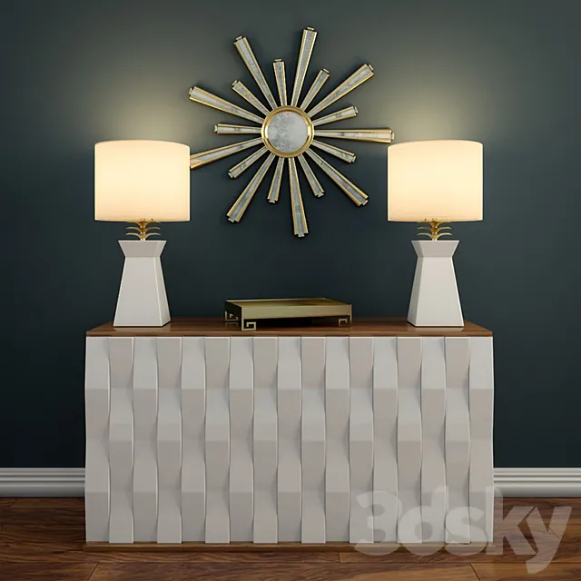 Chest GABRIEL and decor Worlds away 3DModel