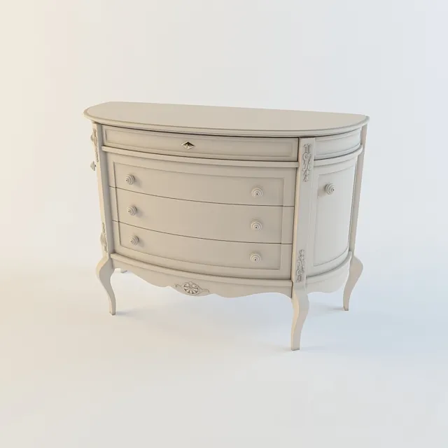 Chest Giusti Portos Mezzaluna 3D Model