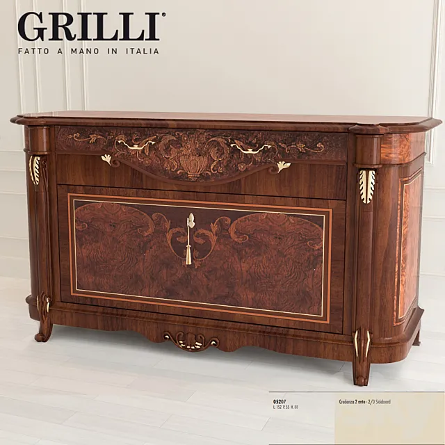Chest Grilli 1D 3D Model