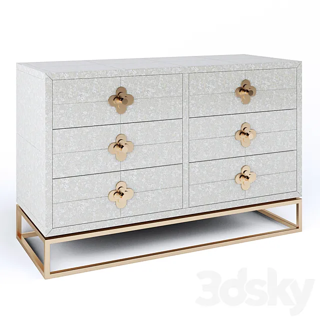 Chest Jonathan Adler – Delphine 3D Model