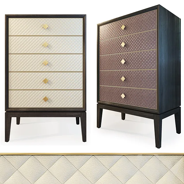 Chest of 6 drawers Laurent dresser. The Sofa & Chair company 3D Model