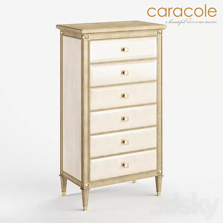 Chest of Beauty-Full Caracole 3D Model